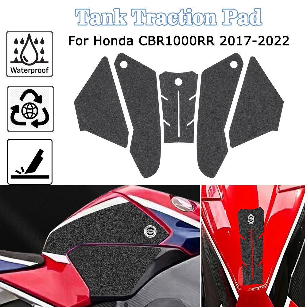 Wolfline Motorcycle Fuel Tank Protection Stickers Moto Anti Slip Rubber Fuel Gas Tank Pad Side Knee Decals For Honda CBR1000RR 2017 2018 2019 2020 2021 2022
