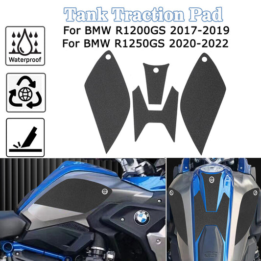 Wolfline Motorcycle Fuel Tank Protection Stickers Moto Anti Slip Rubber Fuel Gas Tank Pad Side Knee Decals For BMW R1200GS 2017 2018 2019 R1250GS 2020 2021 2022