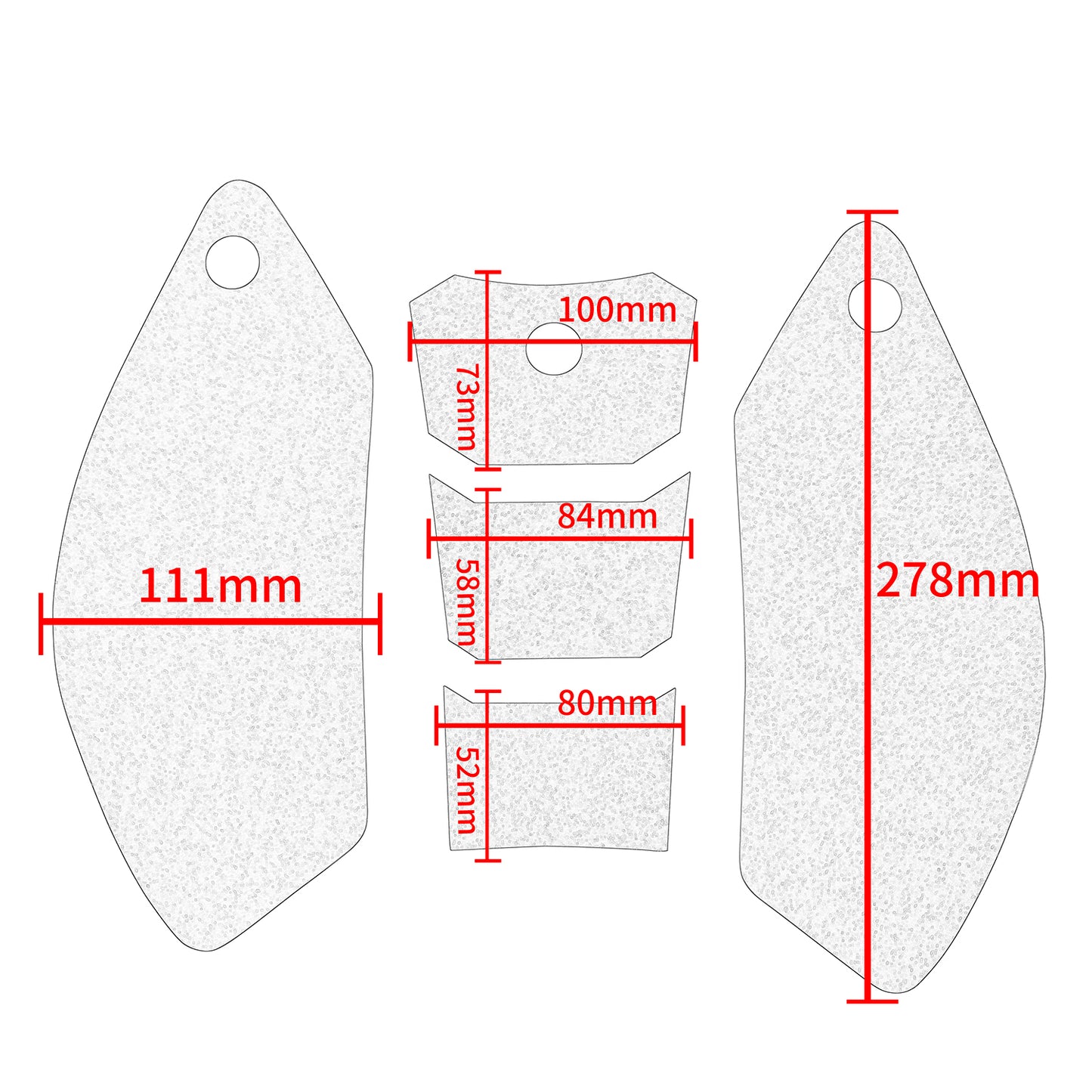 Wolfline Motorcycle Anti Slip Tank Pad Stickers Side Gas Tank Pad Knee Grip Decals Protection For Kawasaki ZX10R ZX 10R ZX10 R 2009 2010