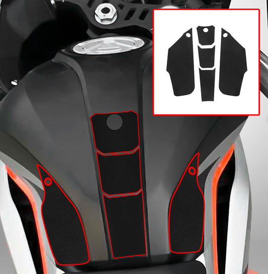 Wolfline Motorcycle Anti Slip Tank Pad Stickers Side Gas Tank Pad Knee Grip Decals Protection For COLOVE 321RR 321 RR 2021 2022