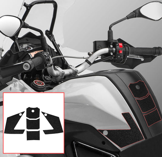 Wolfline Motorcycle Fuel Tank Protection Stickers Moto Anti Slip Fuel Gas Tank Pad Side Knee Decals For Benelli TRK502X TRK 502X 2018 2019 2020 2021 2022