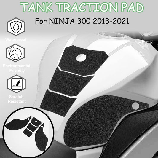 Wolfline Motorcycle Anti Slip Tank Pad Stickers Side Gas Tank Pad Knee Grip Decals Protection For Kawasaki Ninja300 Ninja 300 2013 2014 2015 2016 2017 2018 2019 2020 2021