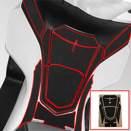 Wolfline Motorcycle Anti Slip Tank Pad Stickers Side Gas Tank Pad Knee Grip Decals Protection For Honda PCX160 PCX 160 2021
